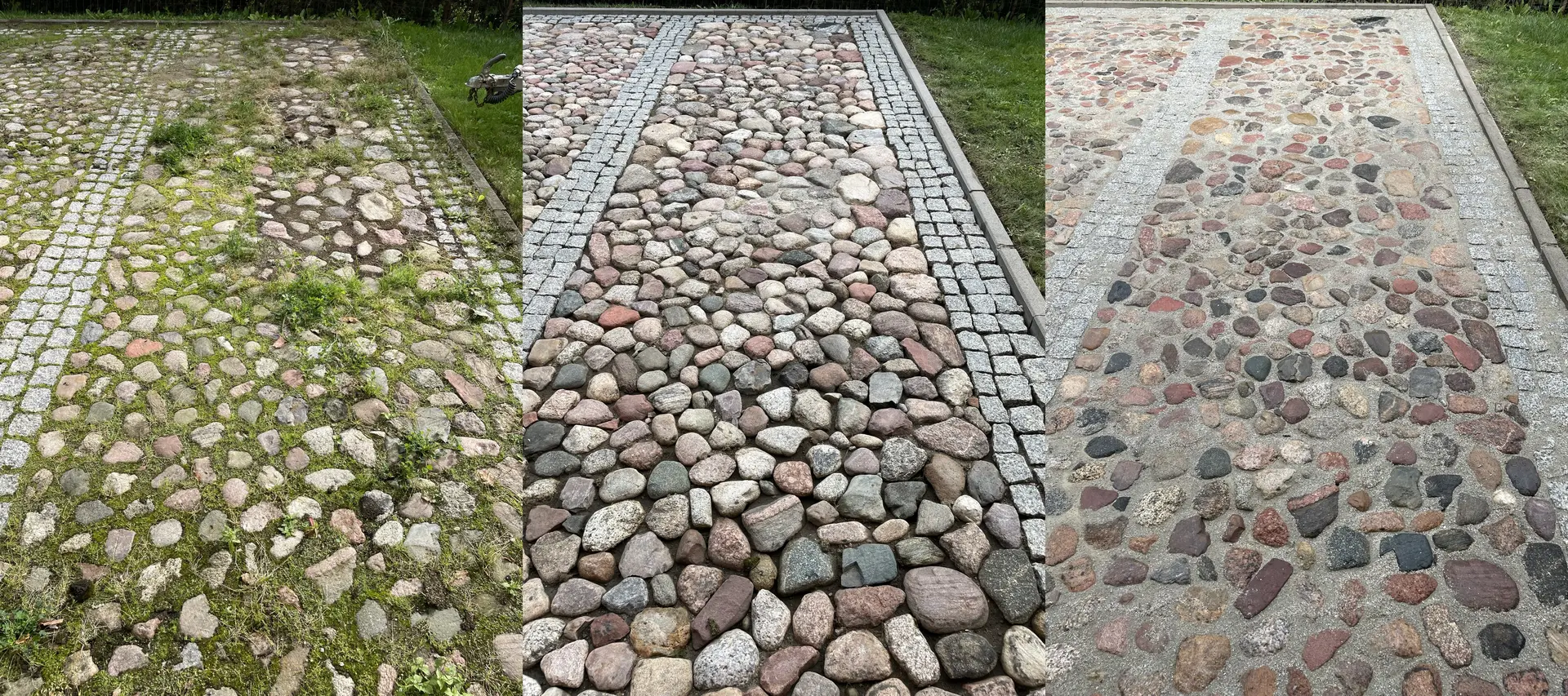 Mycie kostki brukowej — realizacja PALCZYŃSKI