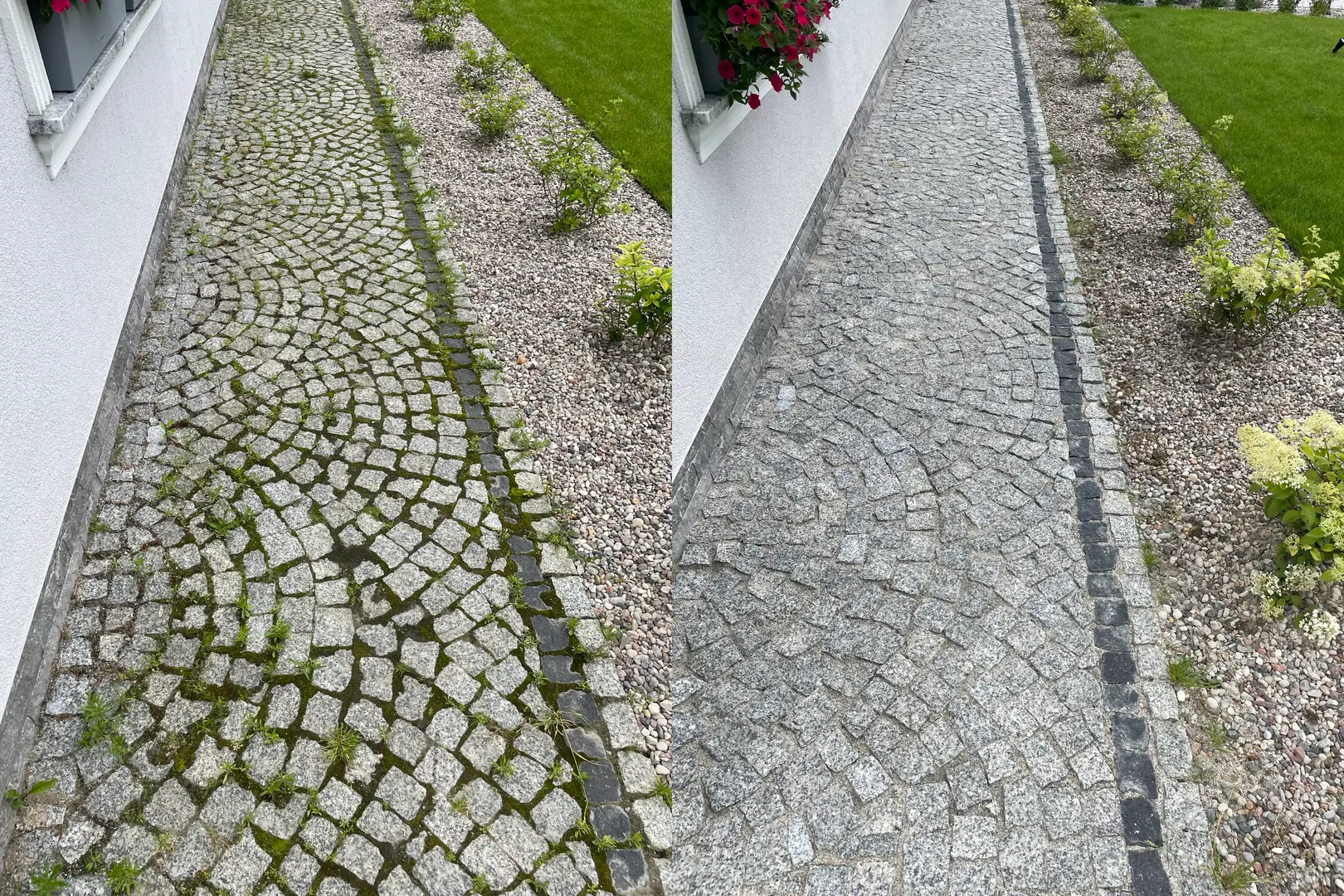 Mycie kostki brukowej — realizacja PALCZYŃSKI