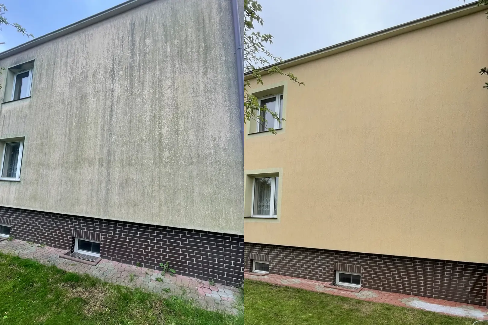 Efekt przed i po wykonaniu usługi — realizacja PALCZYŃSKI